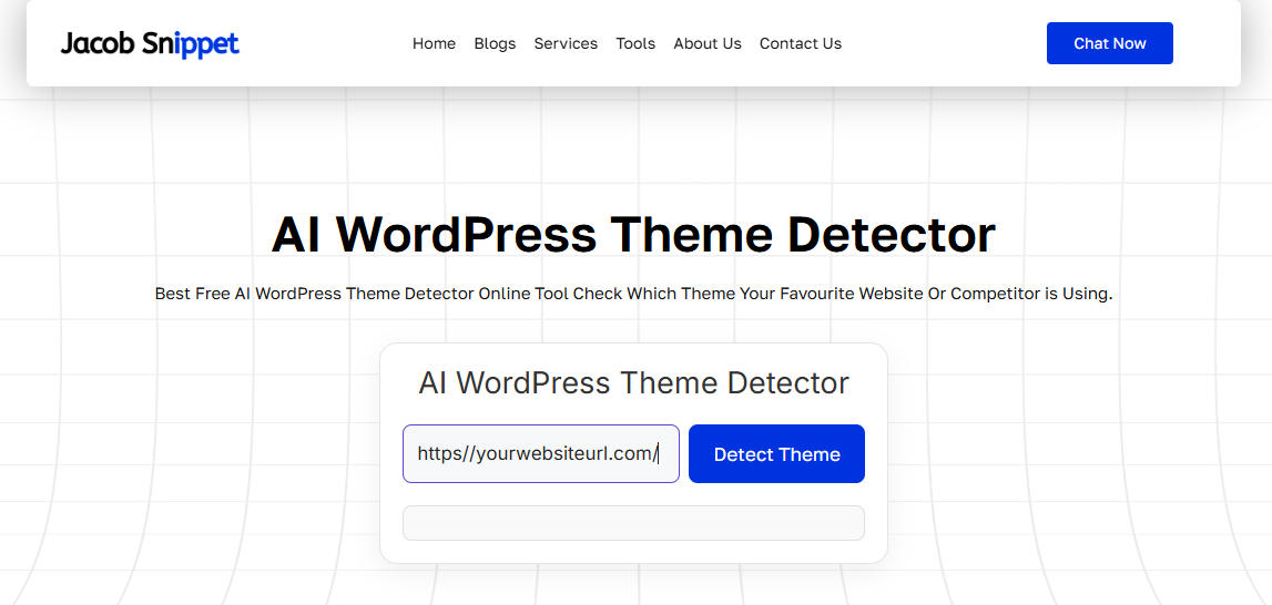 AI WordPress Theme Detector – Find Which WordPress Theme a Site is Using (2025 Guide)
